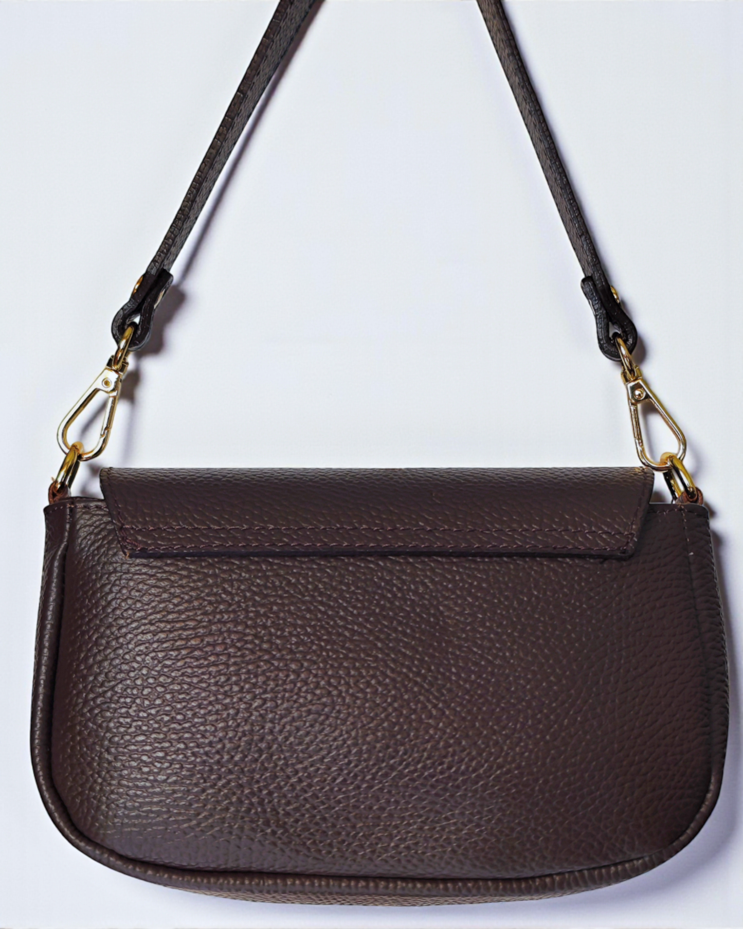 Bandolera "Vienna" marrón chocolate