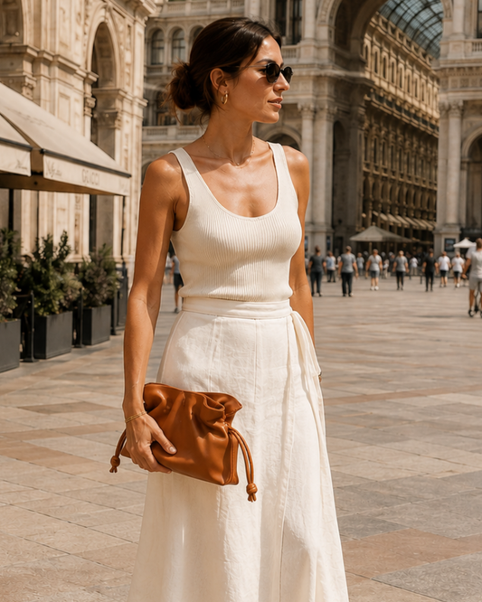 Bolso de mano "Milano mini" camel