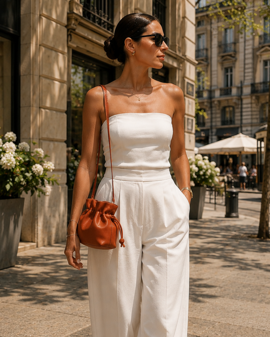 Bolso de mano "Milano mini" teja