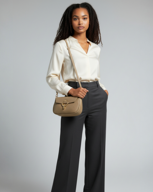 Bandolera "Vienna" Taupé