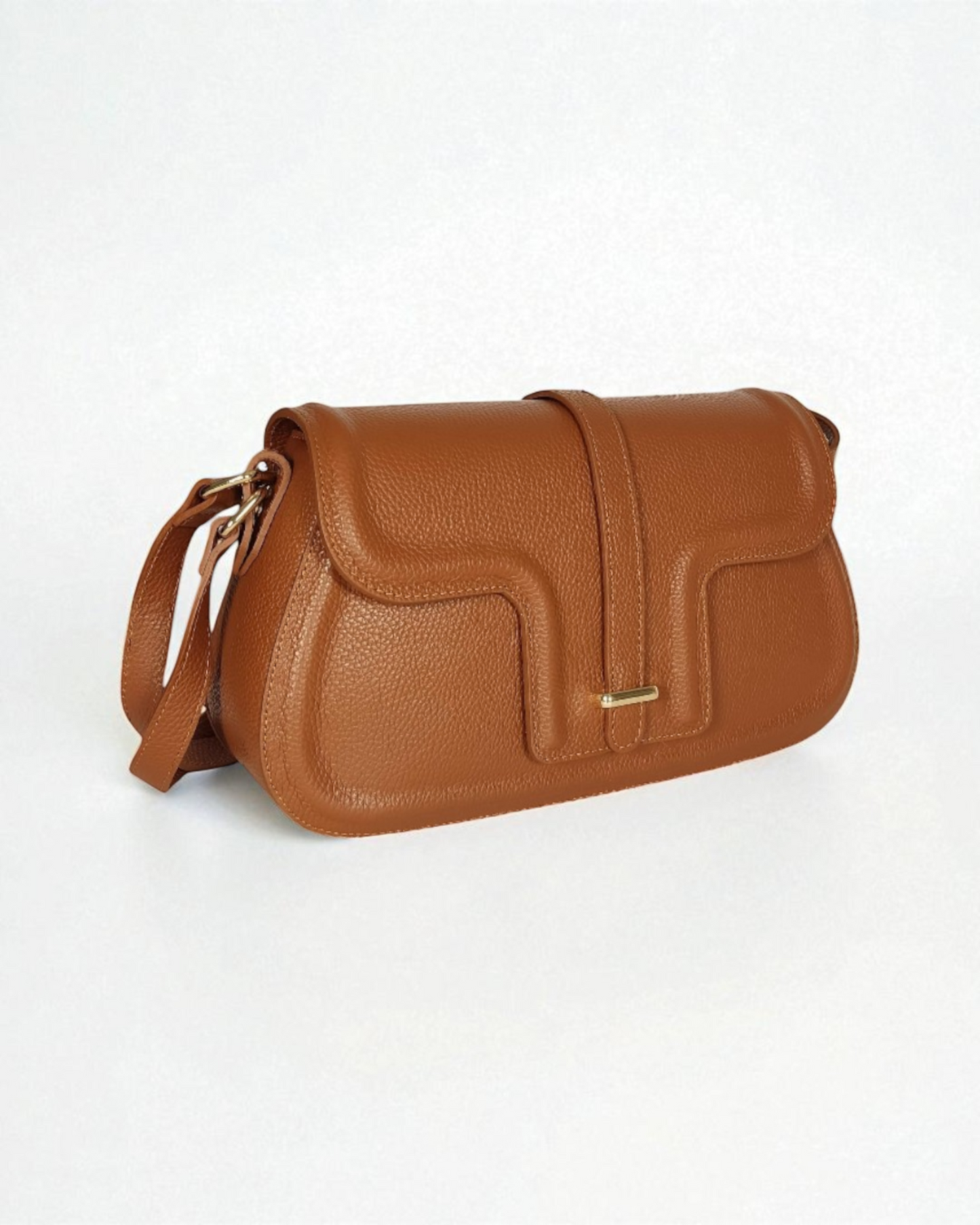 Bolso Bandolera grande "Glasgow" camel