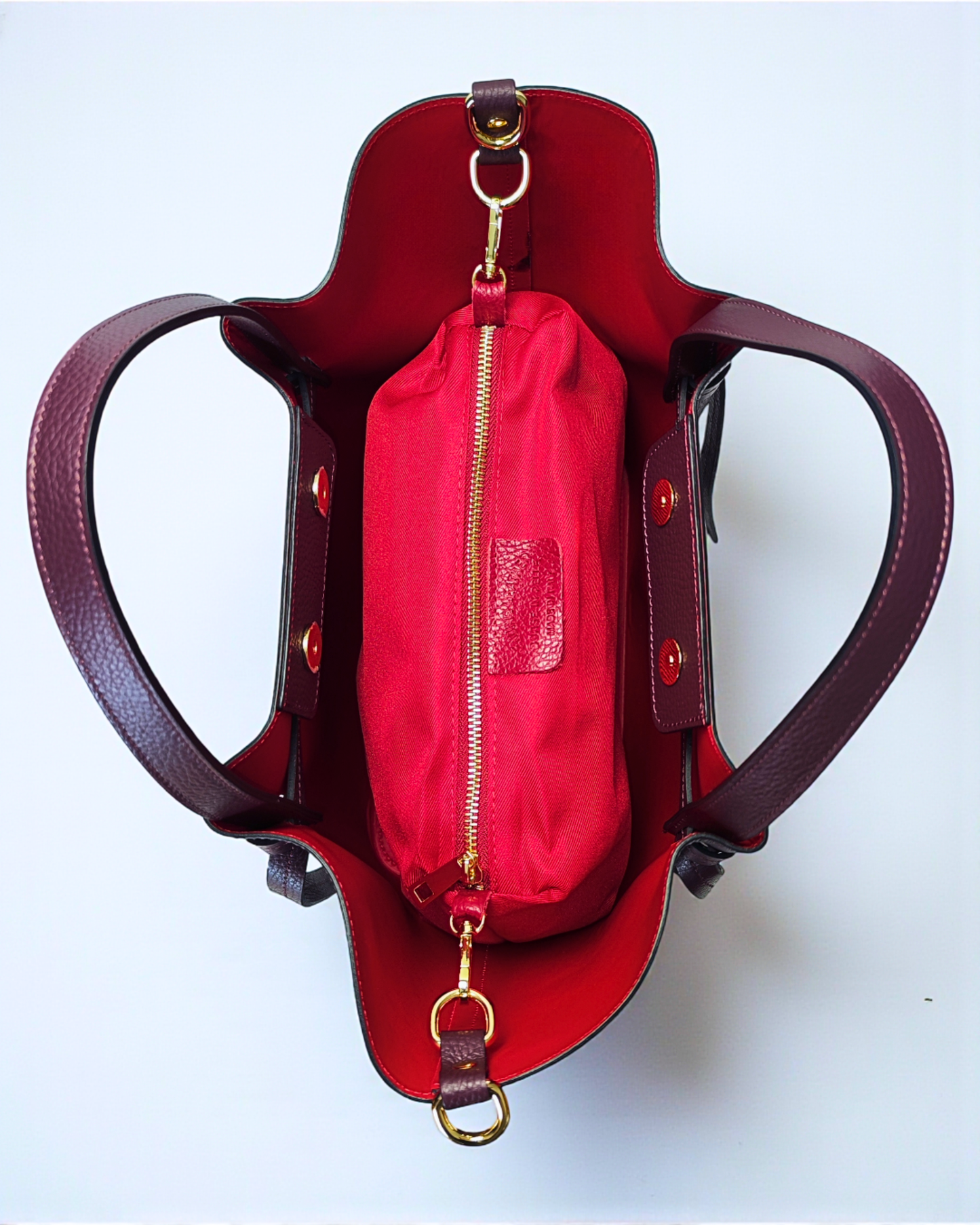 Tote bag "Copenhague" berenjena