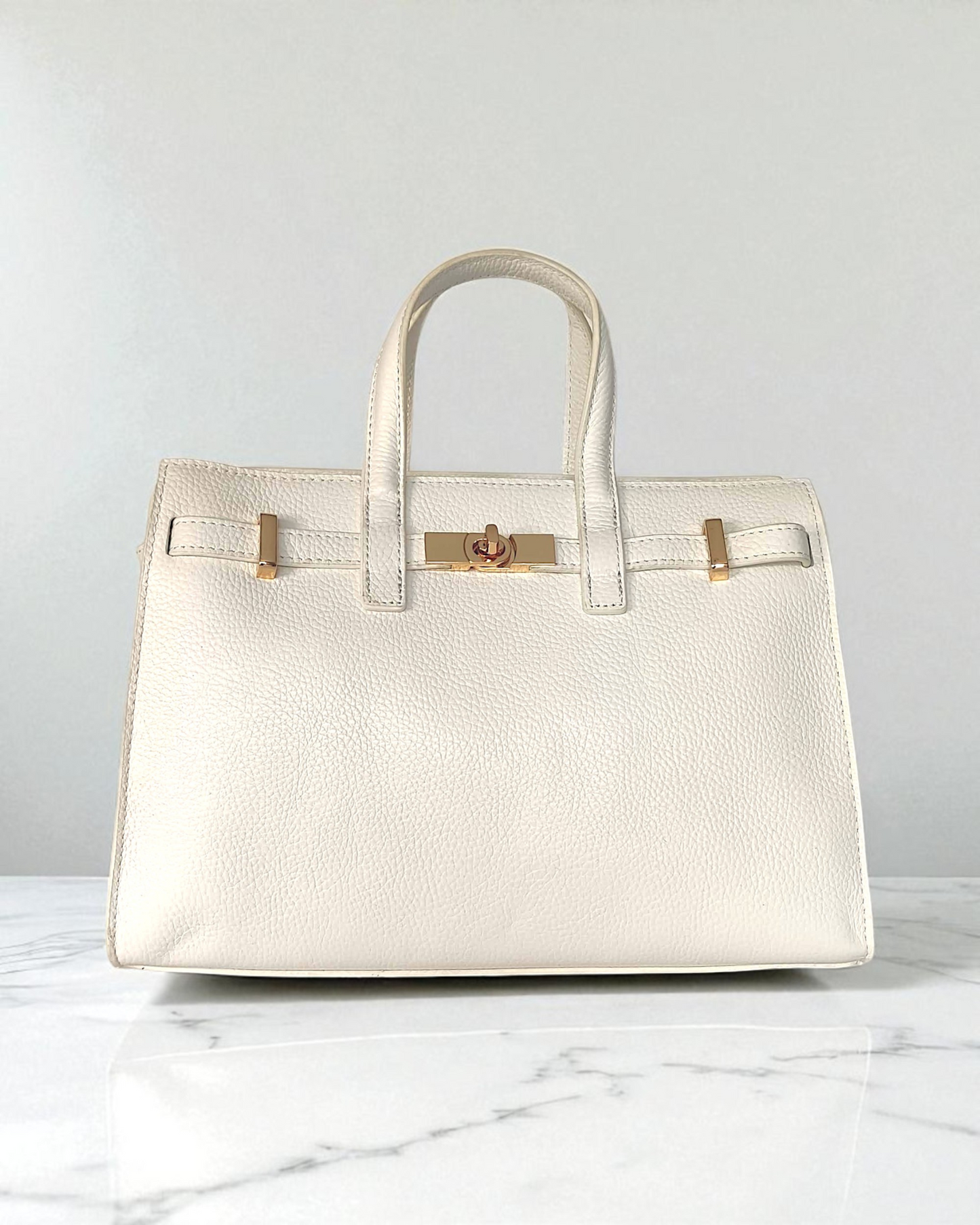 Bolso de mano "Champs-Élysées" blanco