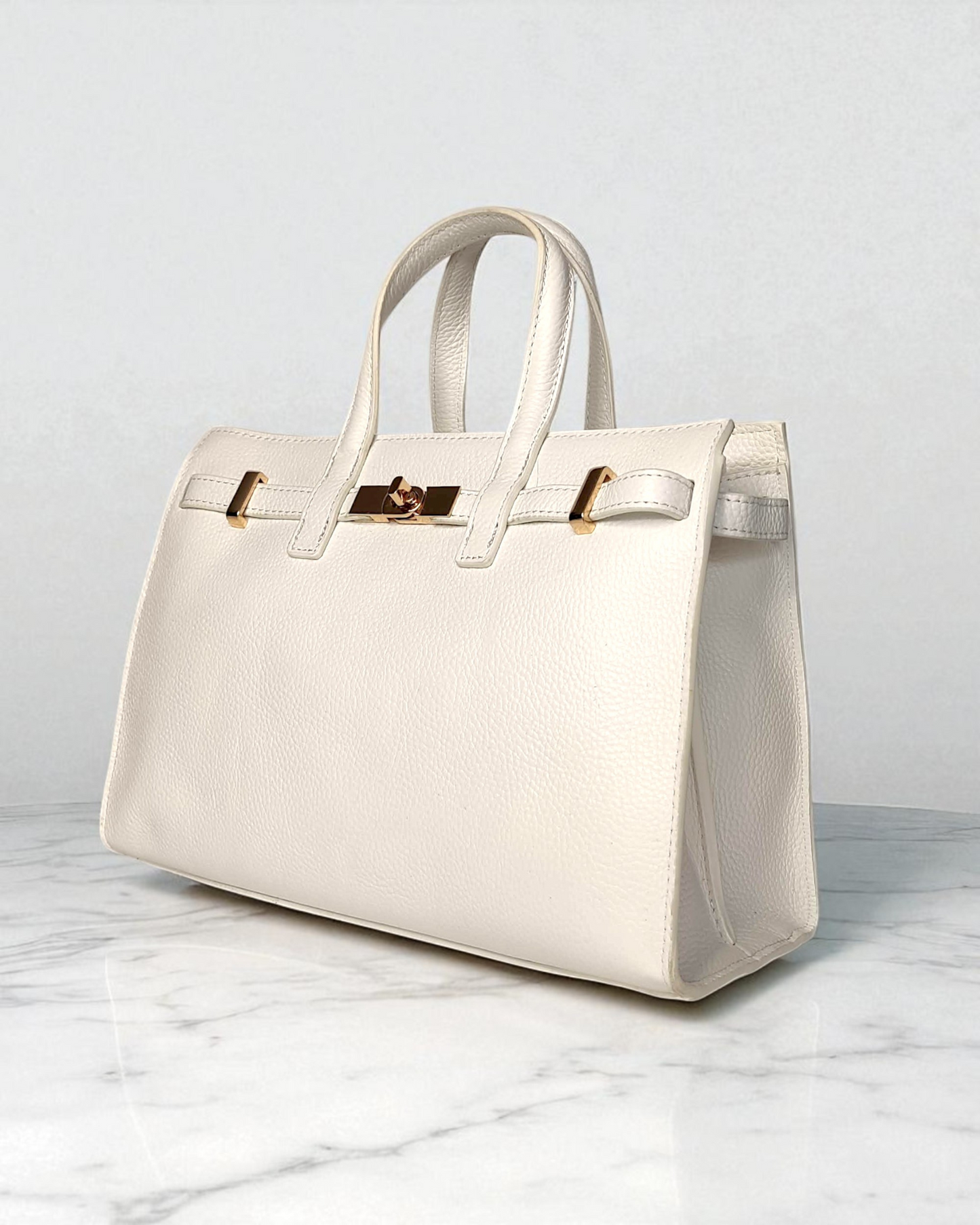 Bolso de mano "Champs-Élysées" blanco