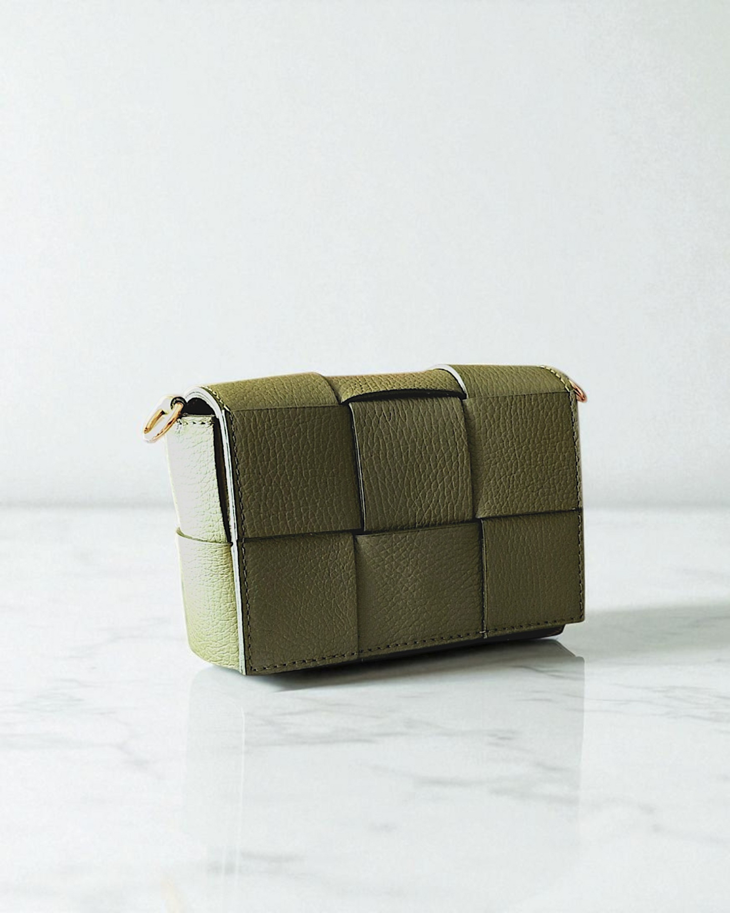 Bolso bandolera "Saint Germain" verde oliva