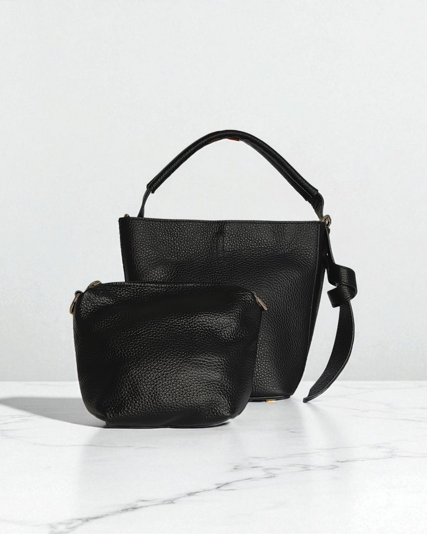 Bolso Bucket "Montmartre" negro
