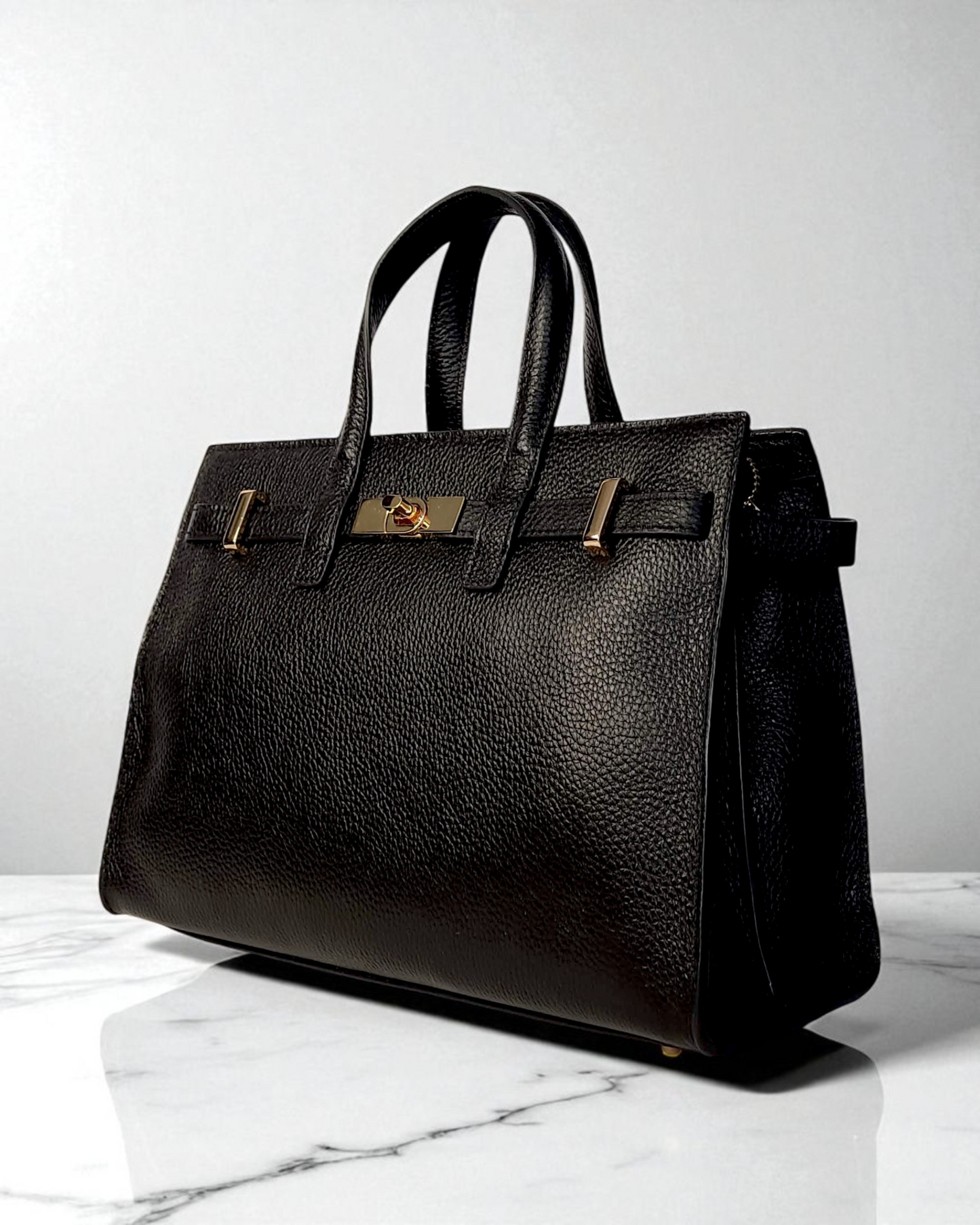 Bolso de mano "Champs-Élysées" negro