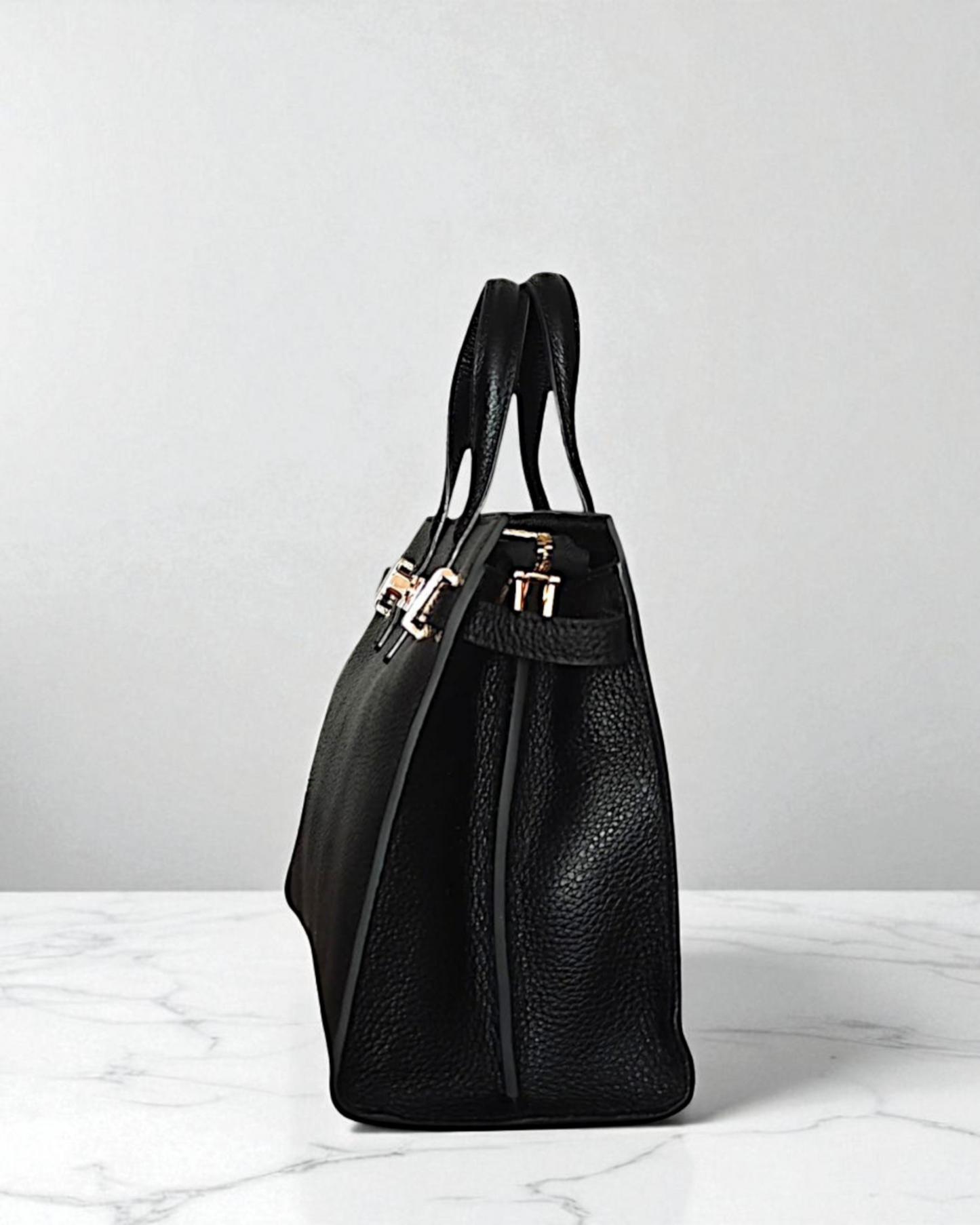 Bolso de mano "Champs-Élysées" negro