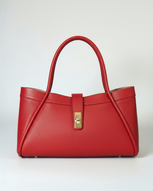 Tote Bag "Saint-Tropez" Rojo intenso