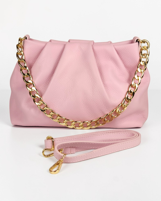 Bolso "Cardiff" rosa pastel