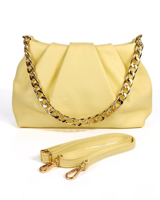 Bolso "Cardiff" amarillo mantequilla