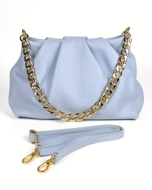 Bolso "Cardiff" azul cielo