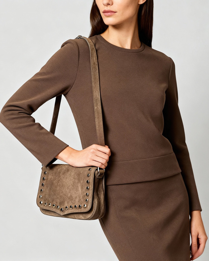 Bandolera ante "Oporto" taupe