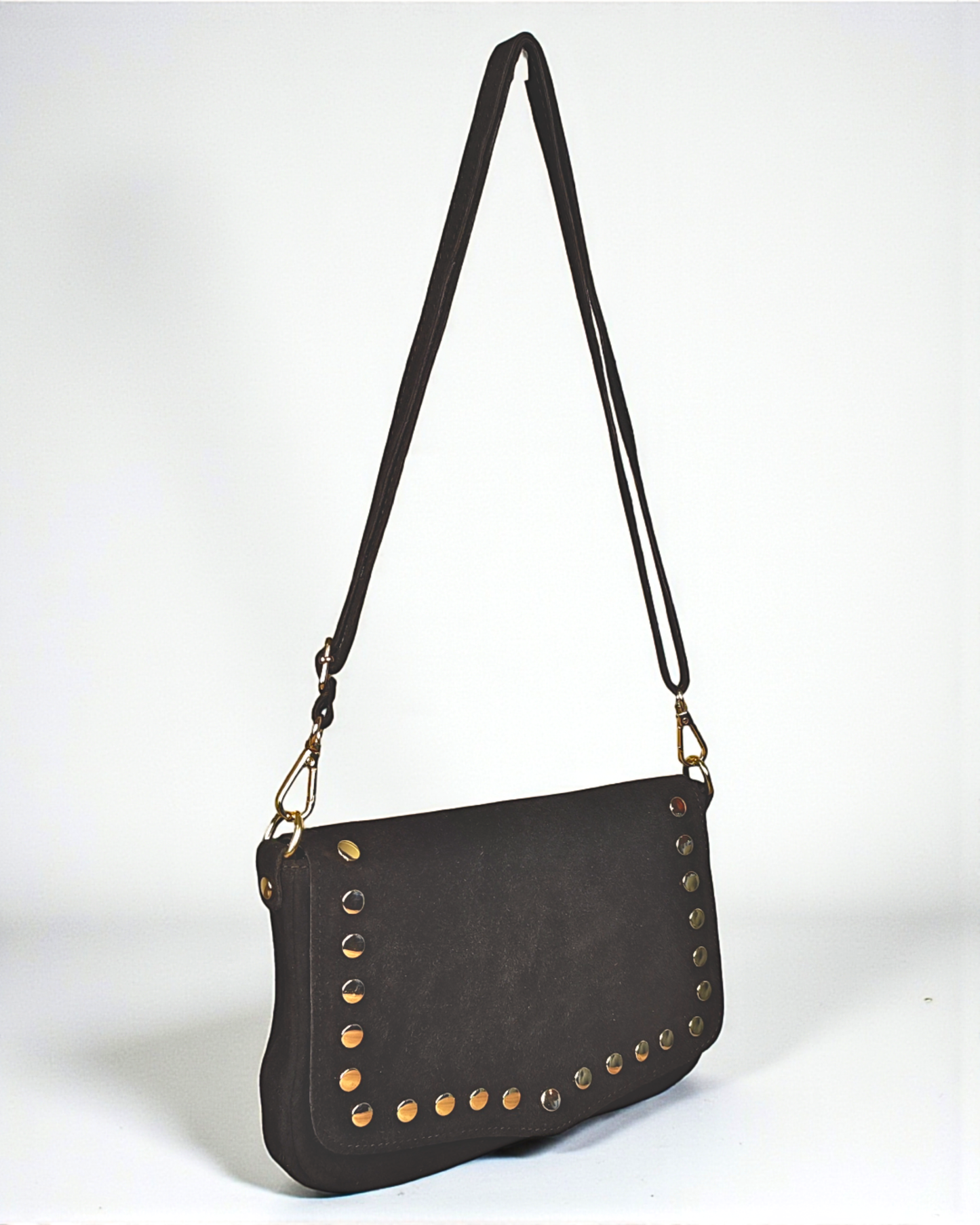 Bandolera ante "Oporto" marrón chocolate