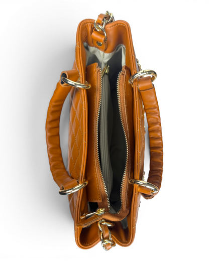 Bolso de mano "Mónaco" camel