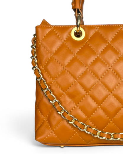 Bolso de mano "Mónaco" camel