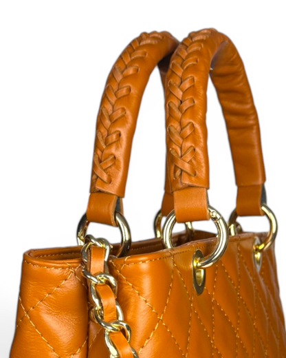 Bolso de mano "Mónaco" camel