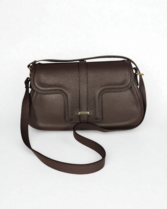 Bolso Bandolera grande "Glasgow" Marrón Chocolate