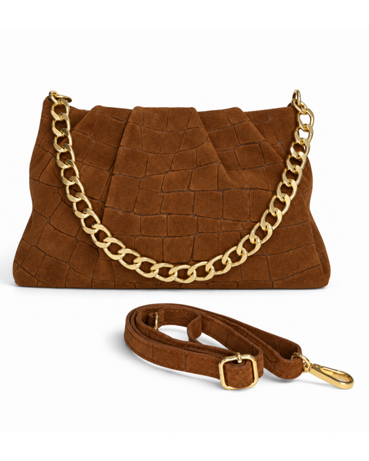 Bolso "Cardiff" ante camel