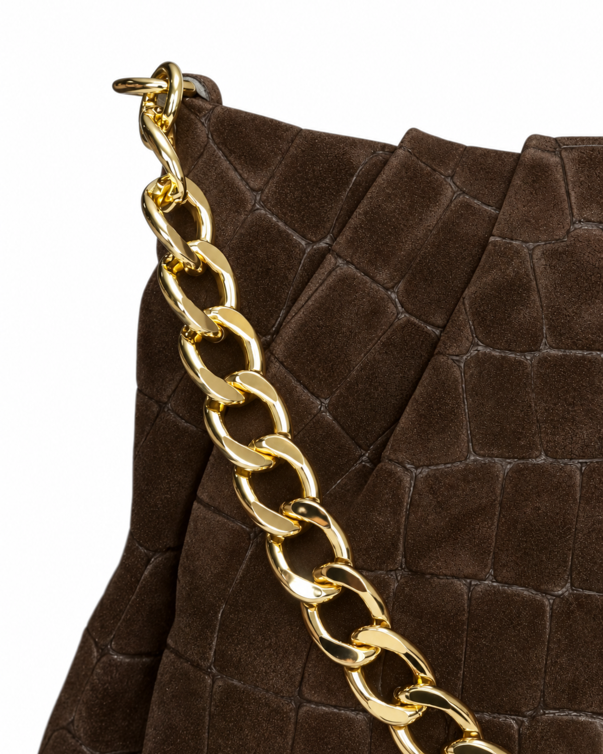 Bolso "Cardiff" ante marrón chocolate
