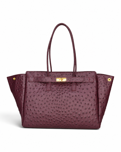 Bolso tote "Nairobi" berenjena