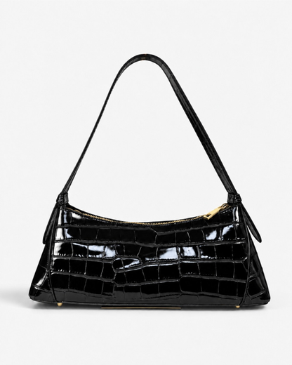 Bolso baguette "Verona" negro