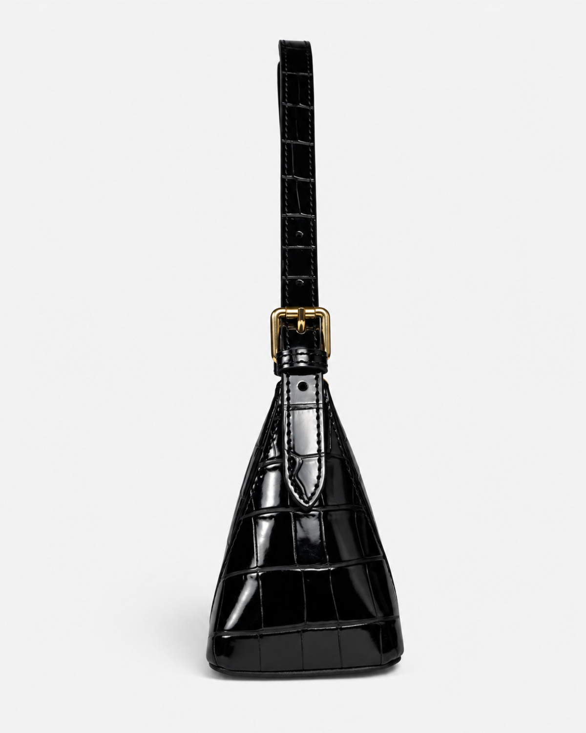Bolso baguette "Verona" negro