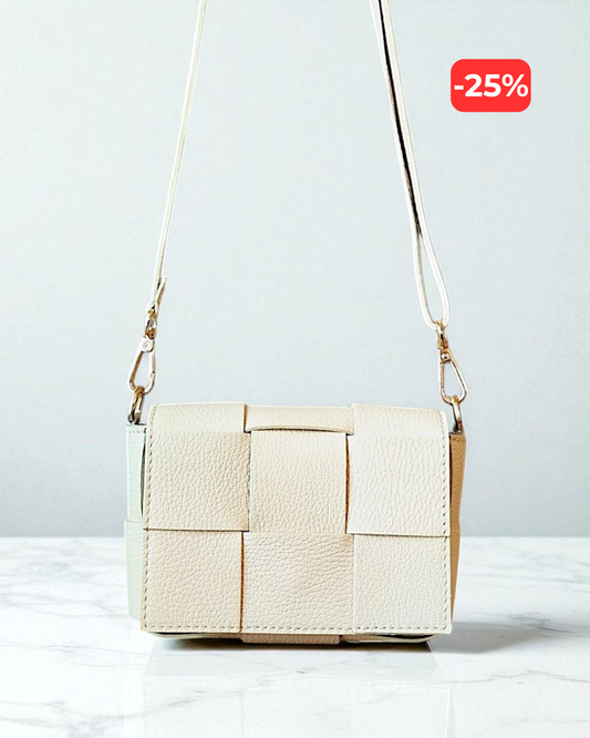 Bolsa de ombro bege "Saint Germain"