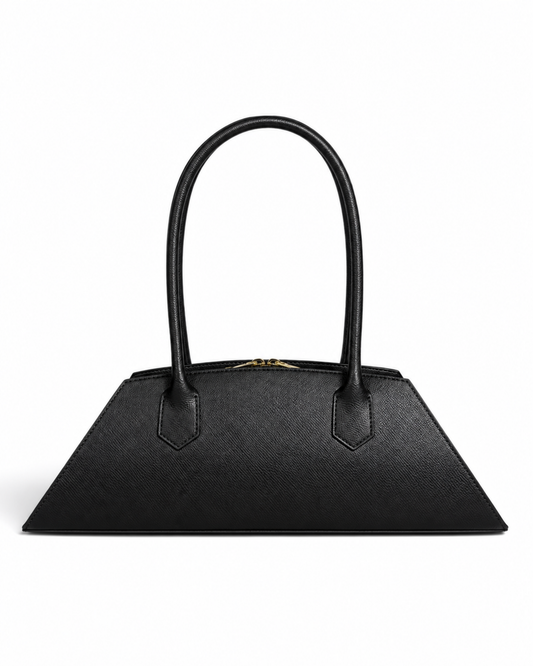 Bolso de hombro "London" negro
