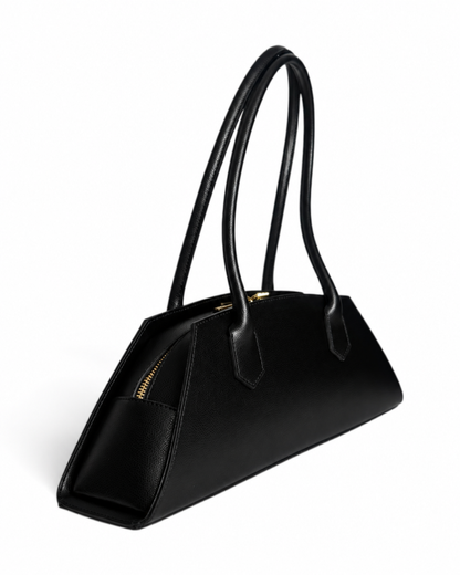 Bolso de hombro "London" negro
