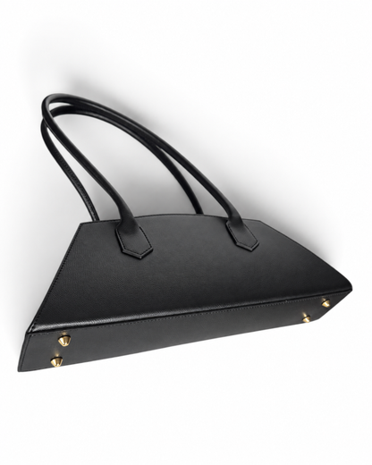 Bolso de hombro "London" negro
