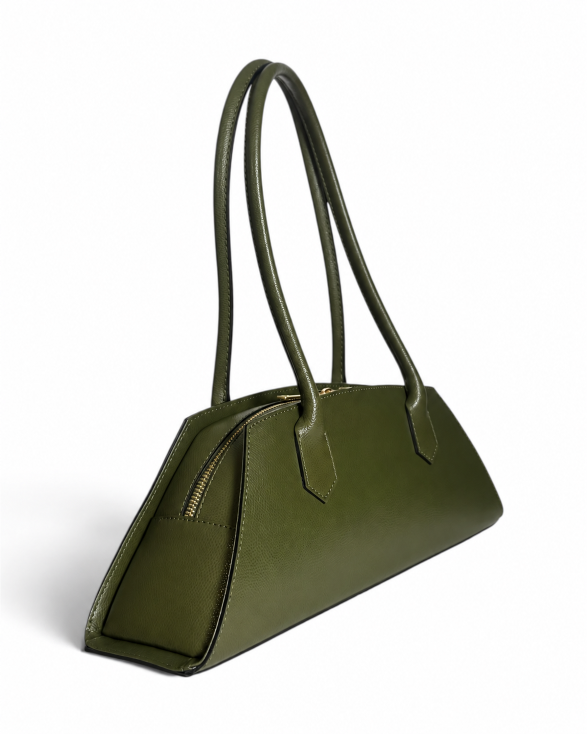 Bolso de hombro "London" verde oliva