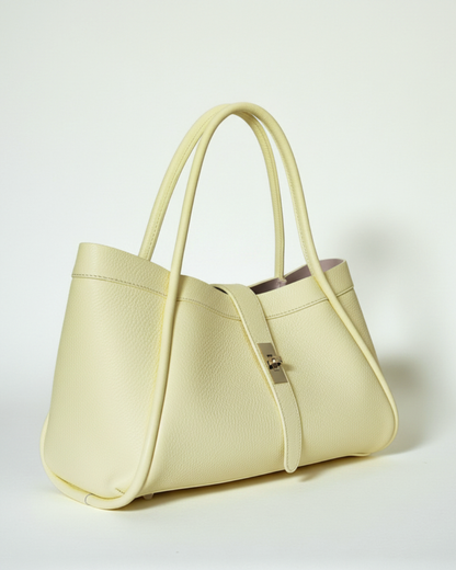 Tote Bag "Saint-Tropez" Amarillo mantequilla