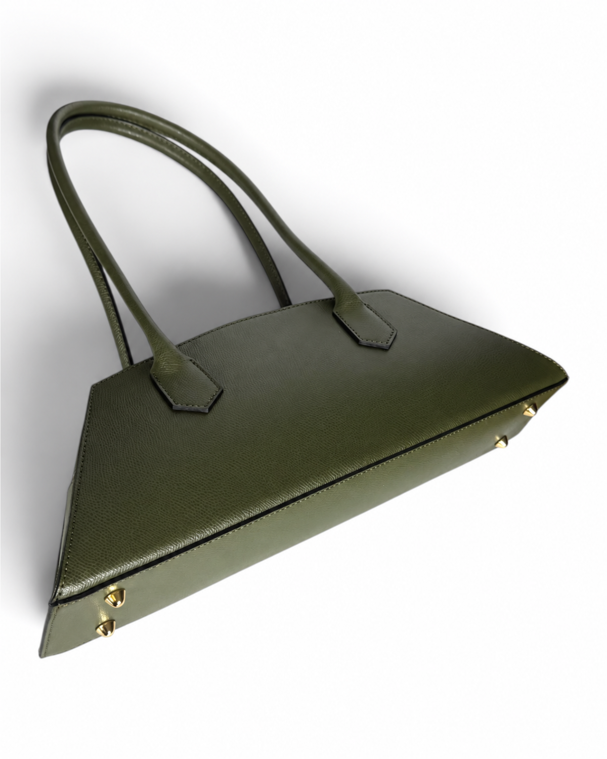 Bolso de hombro "London" verde oliva