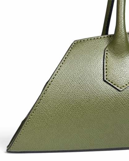 Bolso de hombro "London" verde oliva