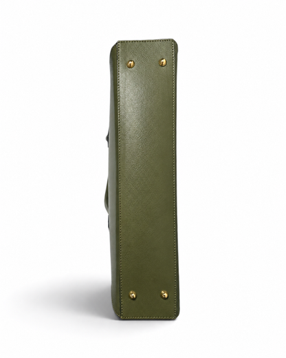 Bolso de hombro "London" verde oliva