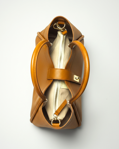 Tote Bag "Saint-Tropez" Camel claro