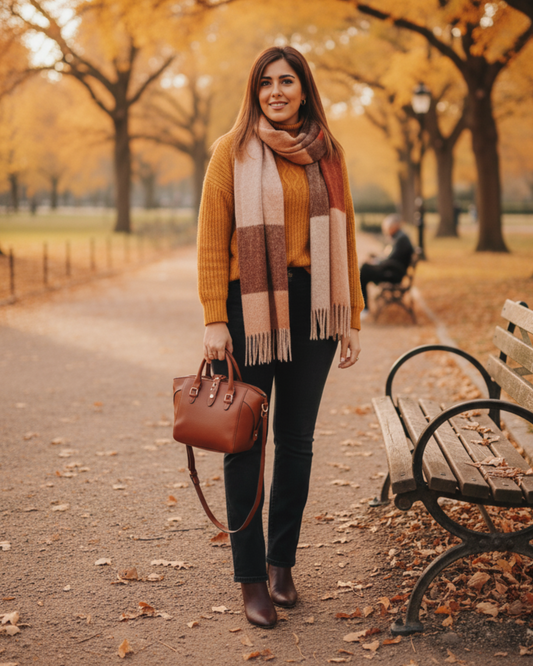 Bolso de mano "Chelsea" Camel