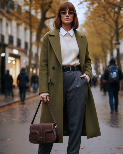 Bolso Bandolera grande "Glasgow" Marrón Chocolate