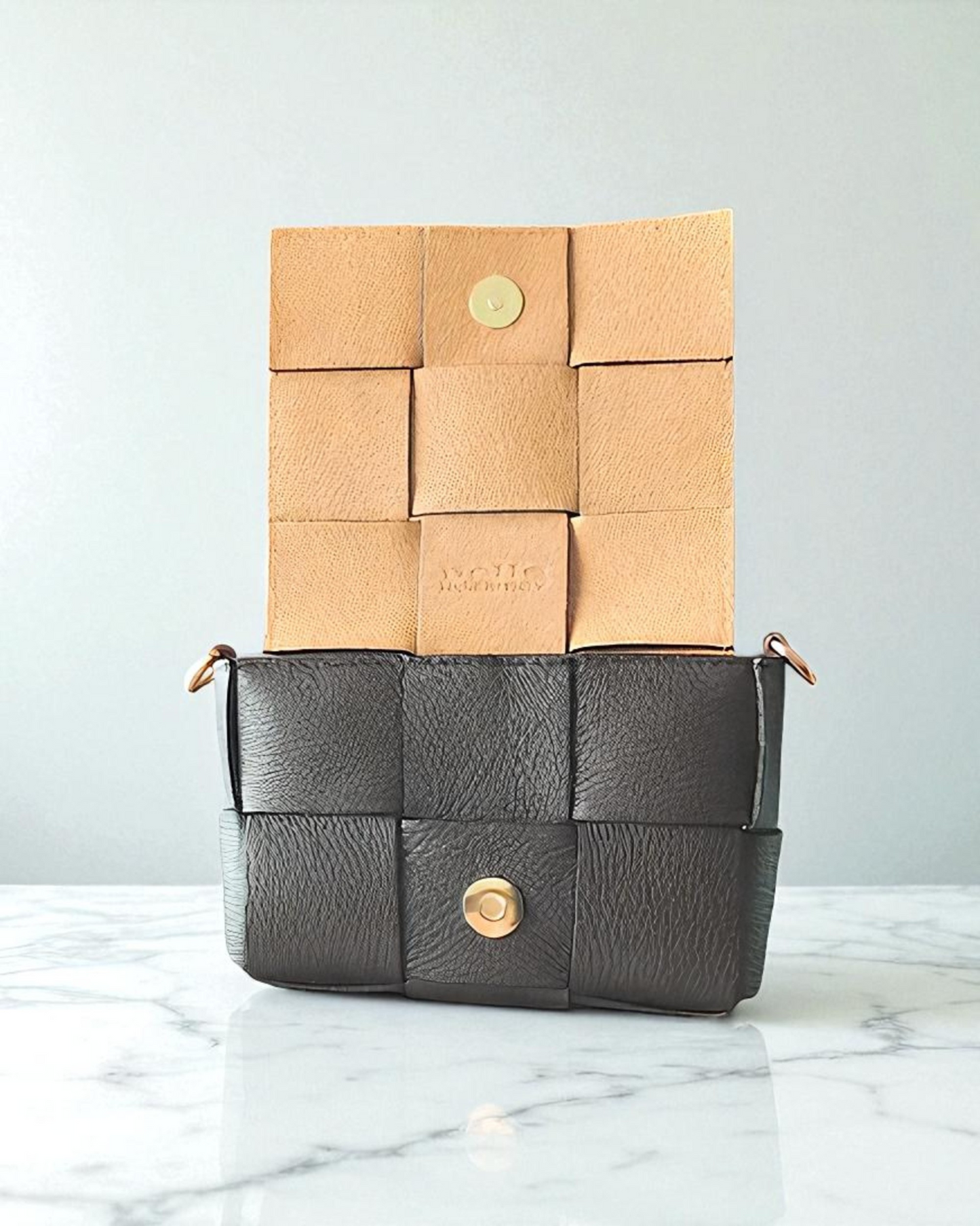 Bolso bandolera "Saint Germain" marrón chocolate