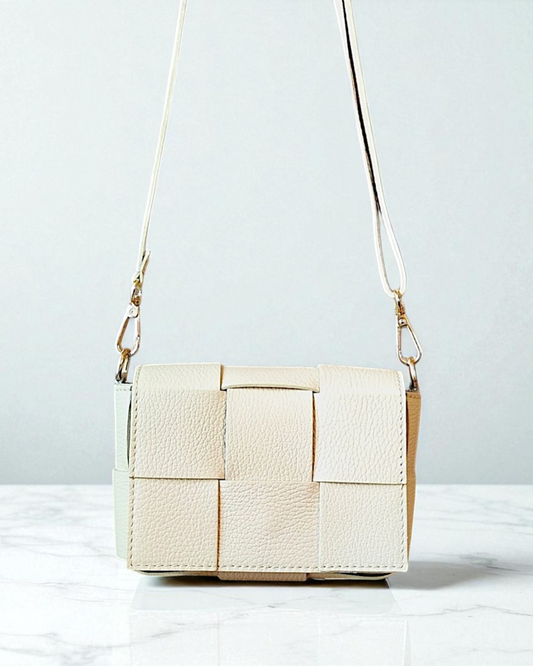 Bolso bandolera "Saint Germain" beige