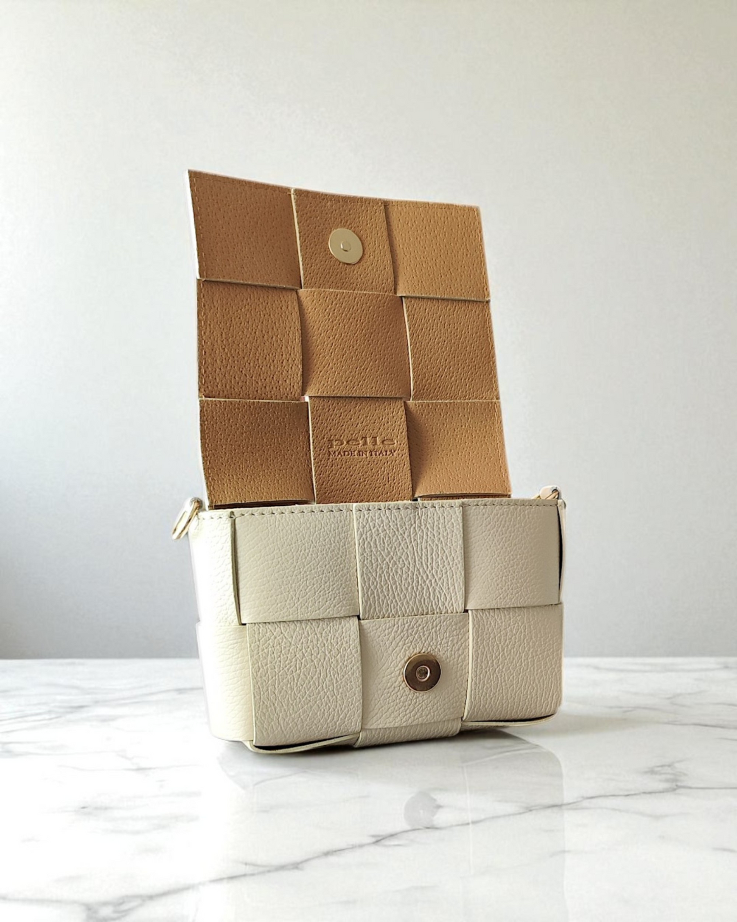 Bolso bandolera "Saint Germain" beige