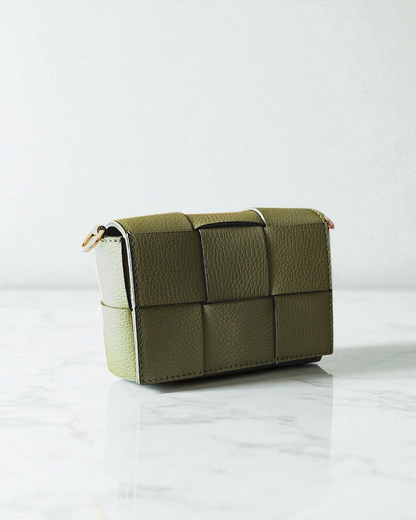Bolso bandolera "Saint Germain" verde oliva