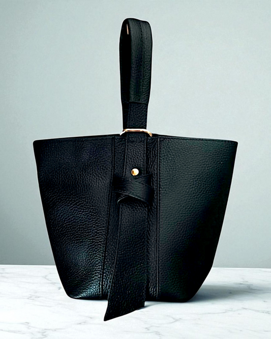 Bolso Bucket "Montmartre" negro