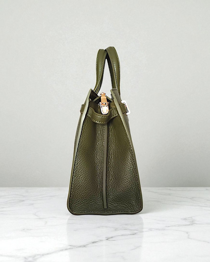 Bolso de mano "Champs-Élysées" verde oliva