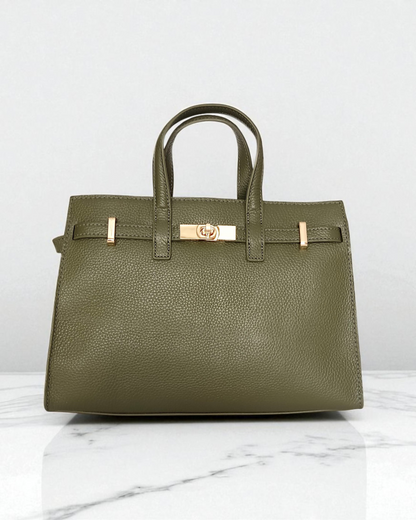 Bolso de mano "Champs-Élysées" verde oliva